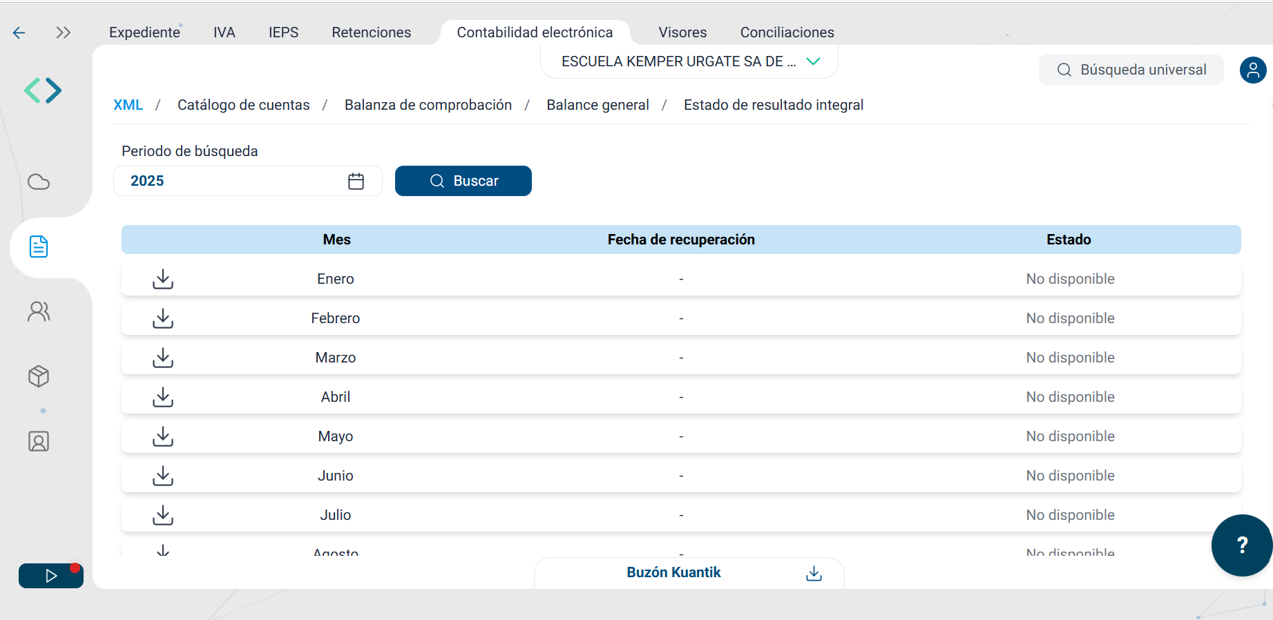 Conciliación contable fiscal automatizada: cruce ERP vs SAT en Kuantik